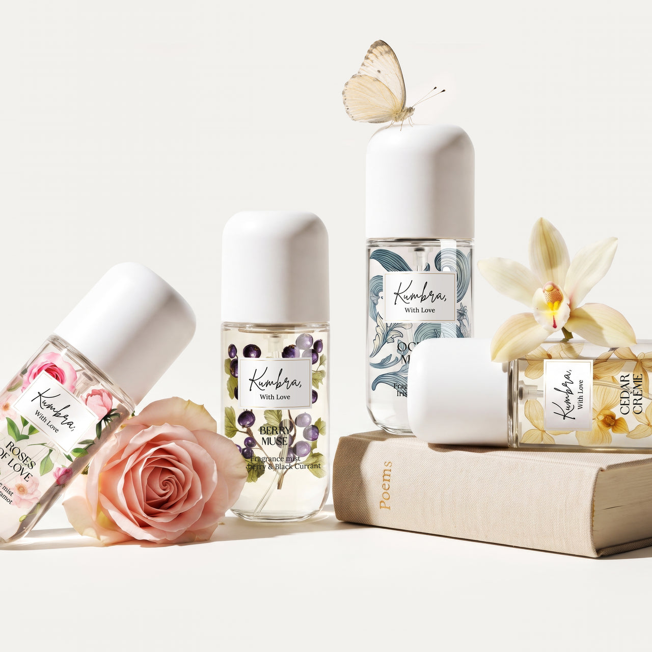 4 piece Body Mist Discovery Set ( Key Chain )