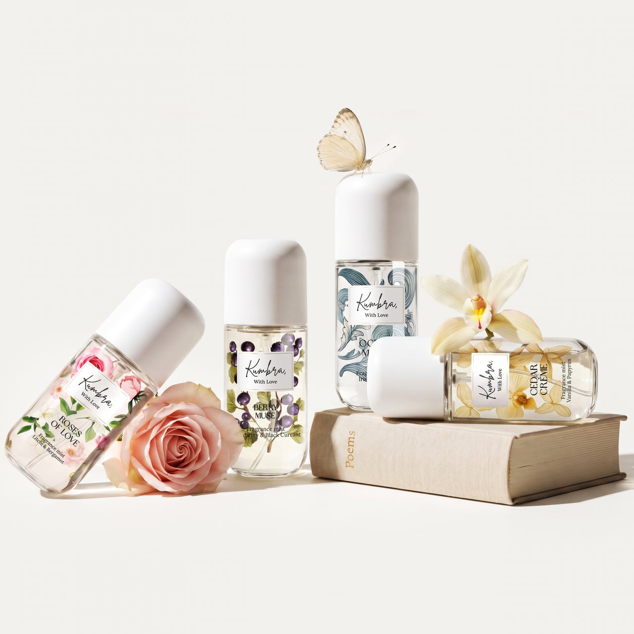 4 piece Body Mist Discovery Set ( Key Chain )