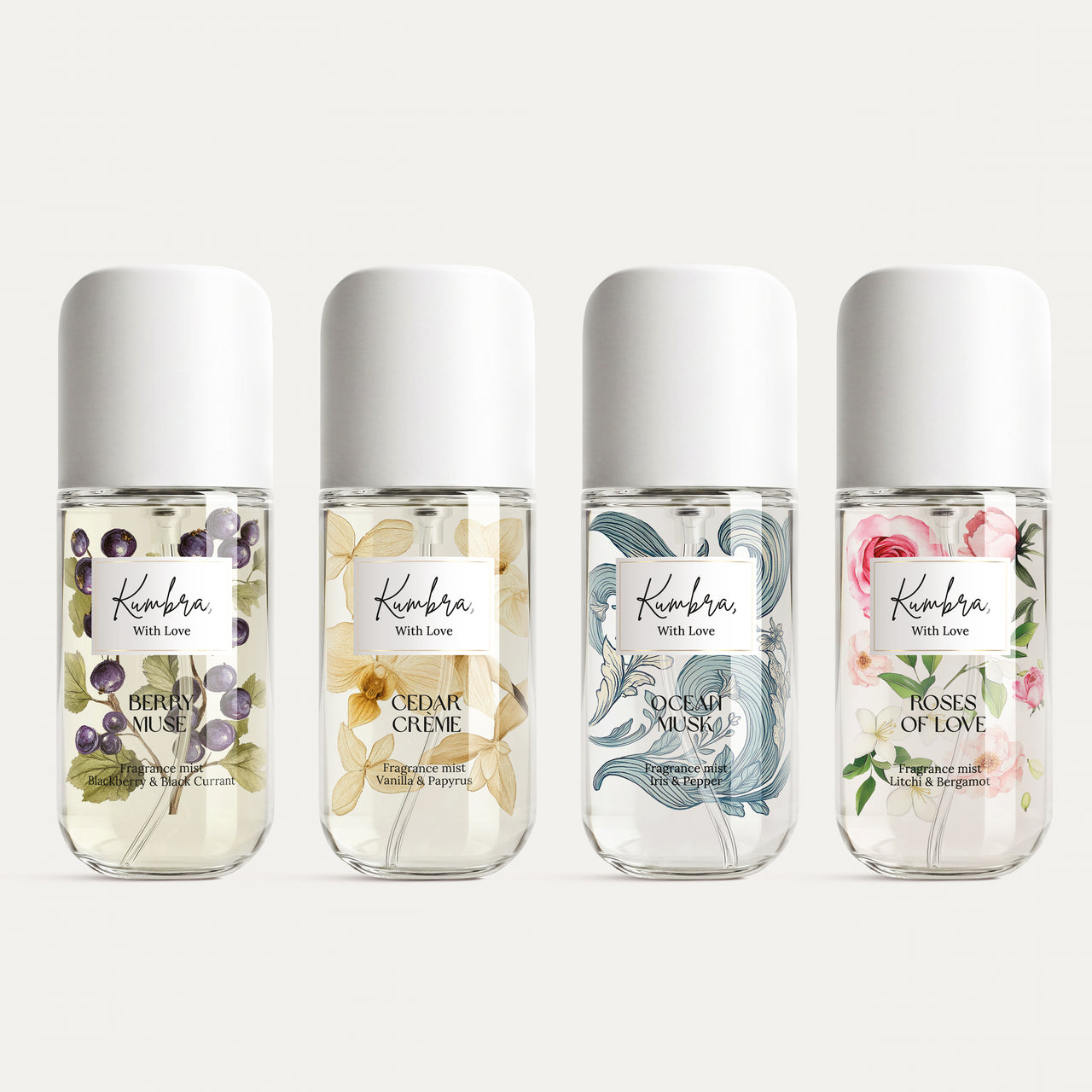 Kumbra 12 pcs 100ml Body Mist - Master box