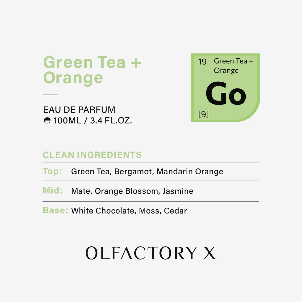 Green Tea and Orange