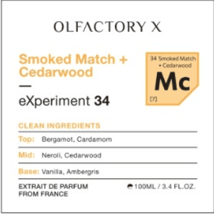 Smoked Match + Cedarwood 100 ml (3.4 oz)